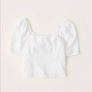 Abercrombie Puff Sleeve Top